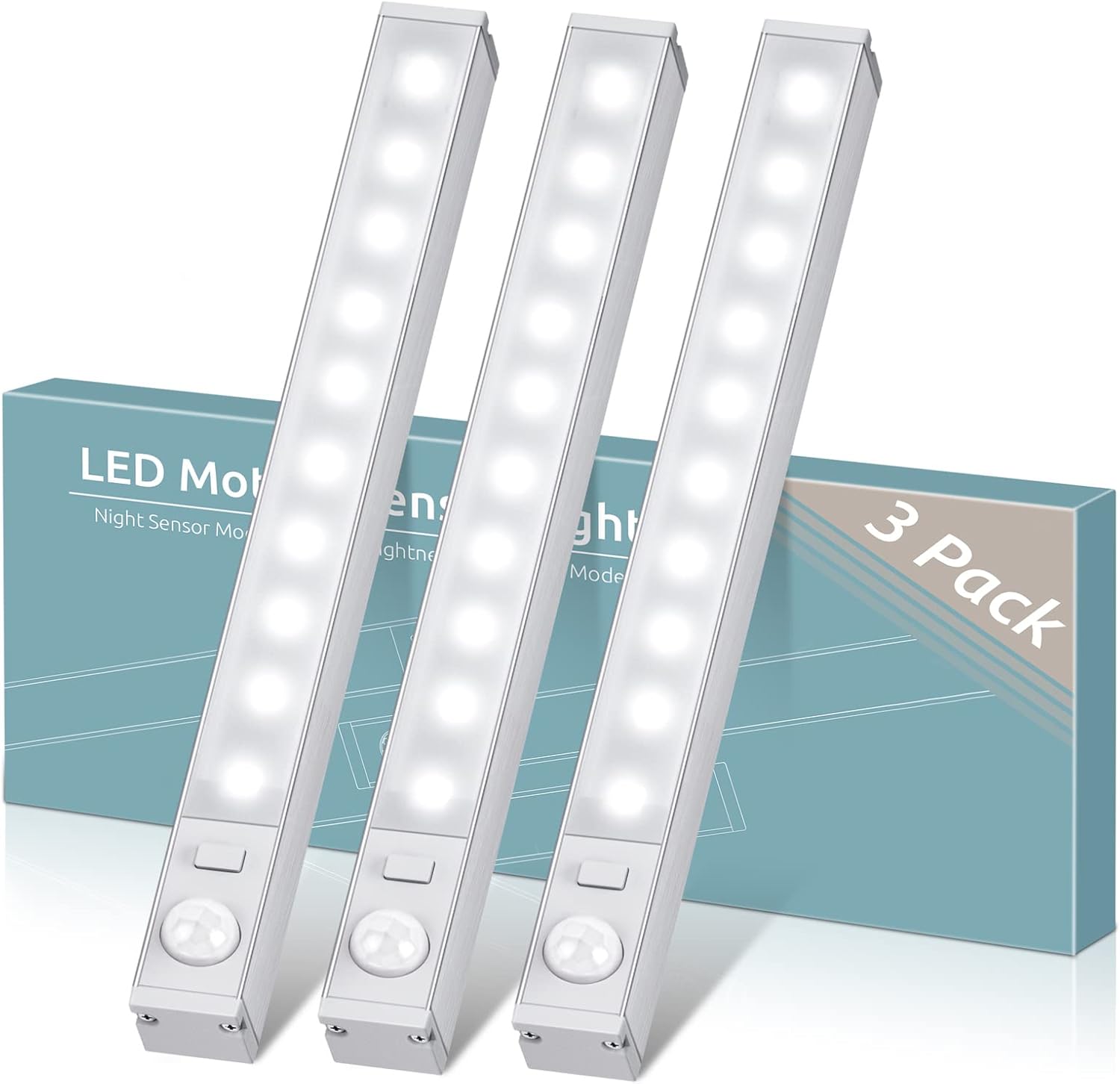 LOFTER-pro Under Cabinet Lights, LED Motion Sensor Light, USB-C Rechargeable 10 LED Closet Lights Wireless Magnetic Stick-Anywhere Night Light for Kitchen, Wardrobe, Closets, Cupboard, Stairs LOFTER-pro Under Cabinet Lights, LED Motion Sensor Light, USB-C Rechargeable 10 LED Closet Lights Wireless Magnetic Stick-Anywhere Night Light for Kitchen, Wardrobe, Closets, Cupboard, Stairs