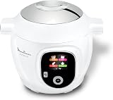 Moulinex Cookeo+ Multicooker intelligente ad alta pressione, 6 l, 80 ricette integrate, senza sorveglianza, schermo intuitivo, guida alla cottura passo-passo, applicazione dedicata, bianco CE854110 - 1