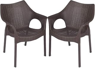 SkyGlamour Supreme Cambridge Heavy Plastic Chair for Living Room | Home | Office | Indoor/Outdoor Use | Plastic Chair Set ... Price In India