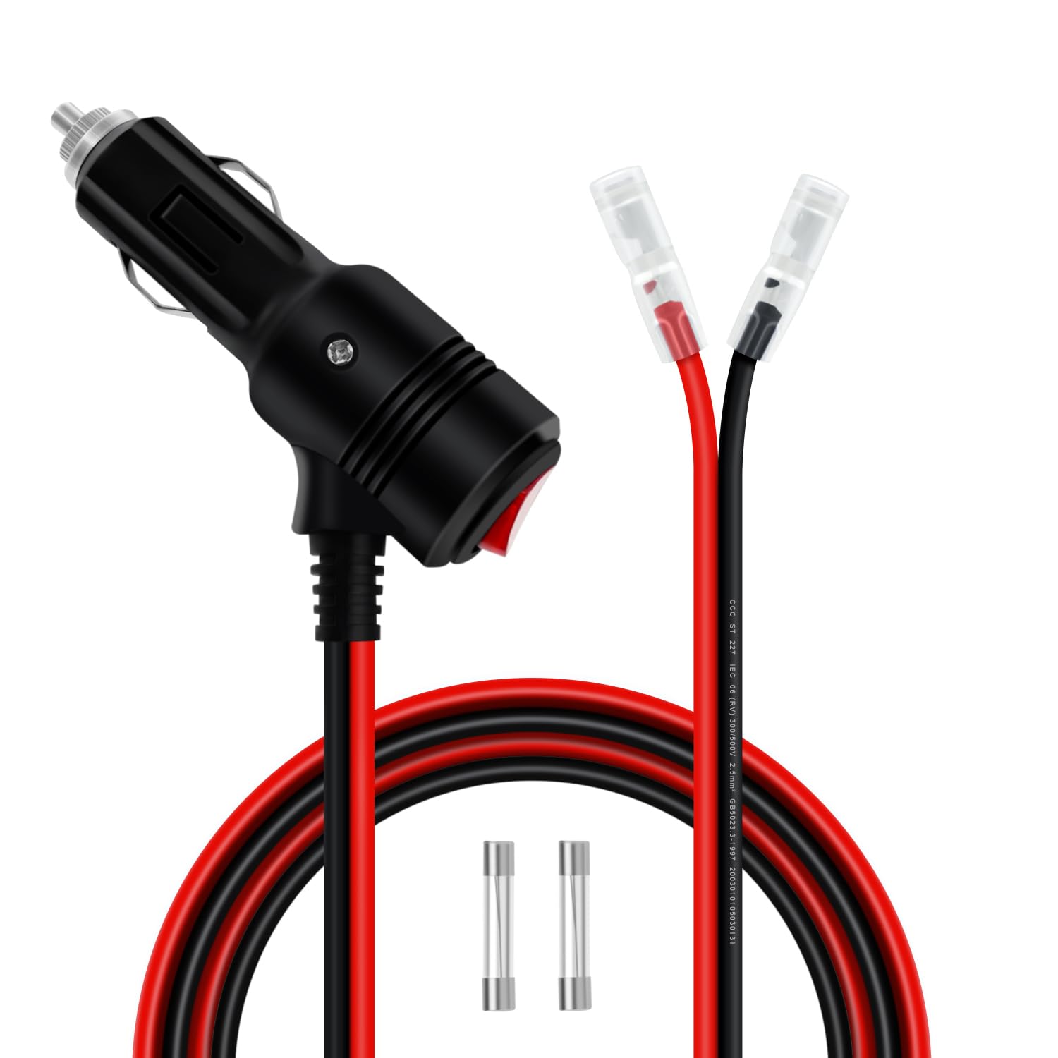 HATMINI 2PCS 12V Spina per accendisigari con pulsante di | FindTheDeal