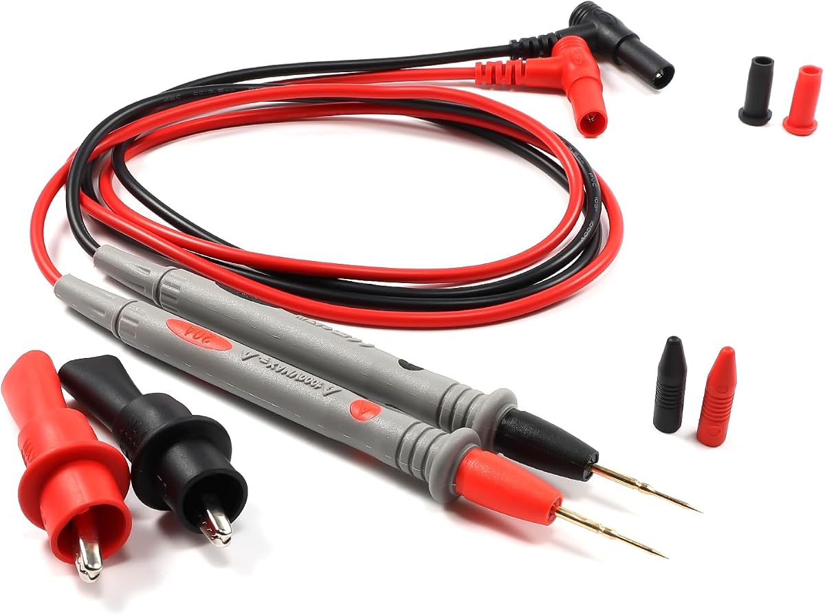 1000V 20A multimeter Leads & 2PC 1000V 10A Crocodile Clips Multimeter Test Leads