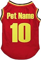 Vista 6 de Petitebella Personalize Camiseta para perro cachorro con tema nacional (Miami, S)