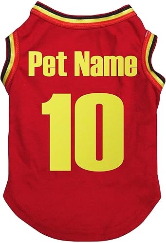 Miniatura 7 de Petitebella Personalize Camiseta para perro cachorro con tema nacional (Miami, M)