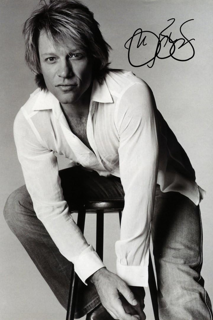 Jon Bon Jovi Signed Photo Print - 12 X 8 INCHES (A4)