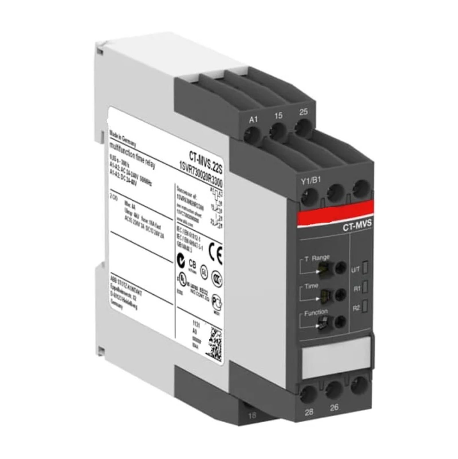 JFQOWCMP Relay CT-MVS.12S 1c/o 24-48VDC Product ID: 1SVR730020R3100