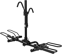 Hollywood Racks Trail Rider 2-Bike Hitch Mount Rack for 1.25" & 2" Hitches - Secure Locking Hooks, Foldable Design