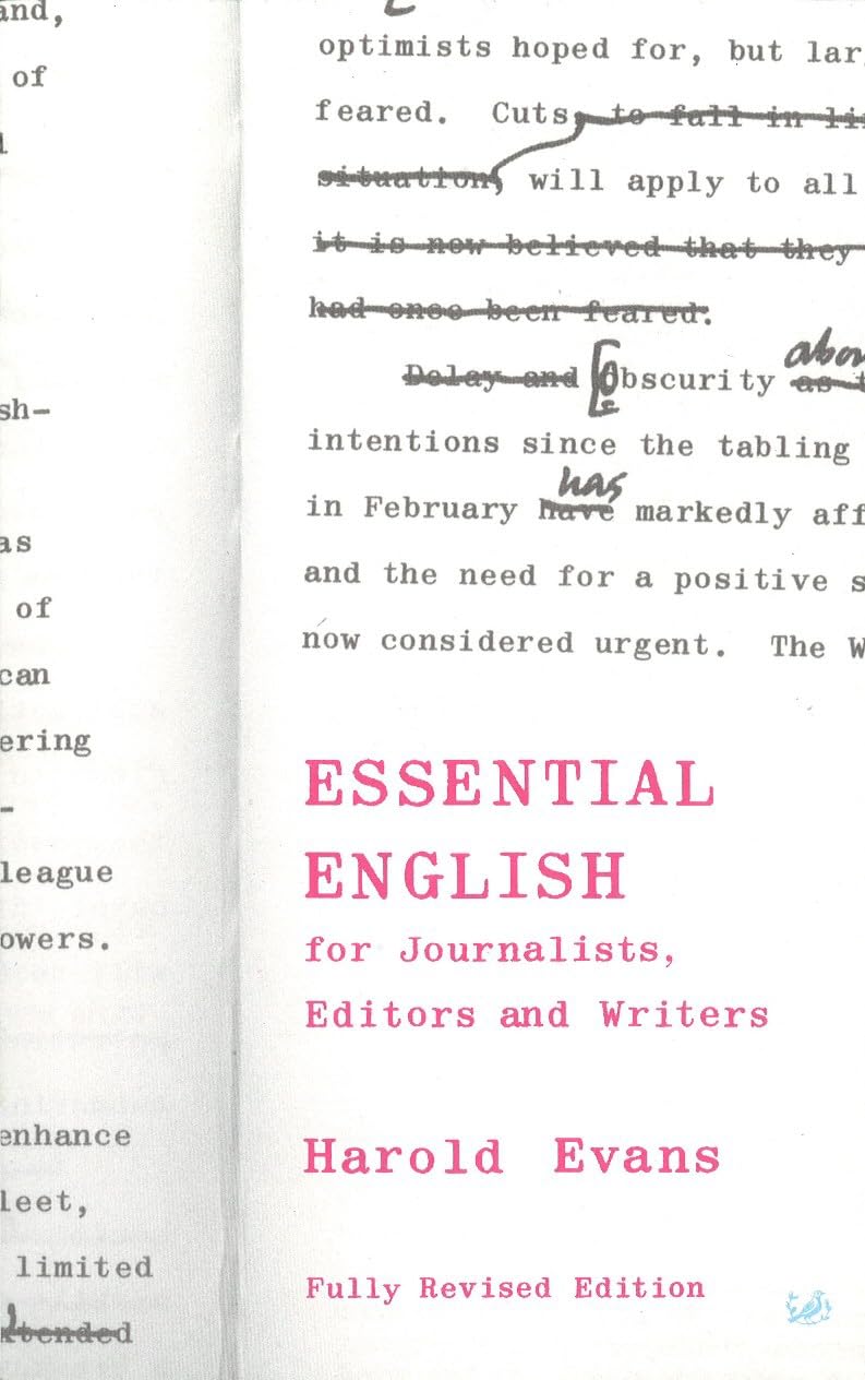 Essential English for Journalists Editors and  by Crawford Gillan PAPERBACK