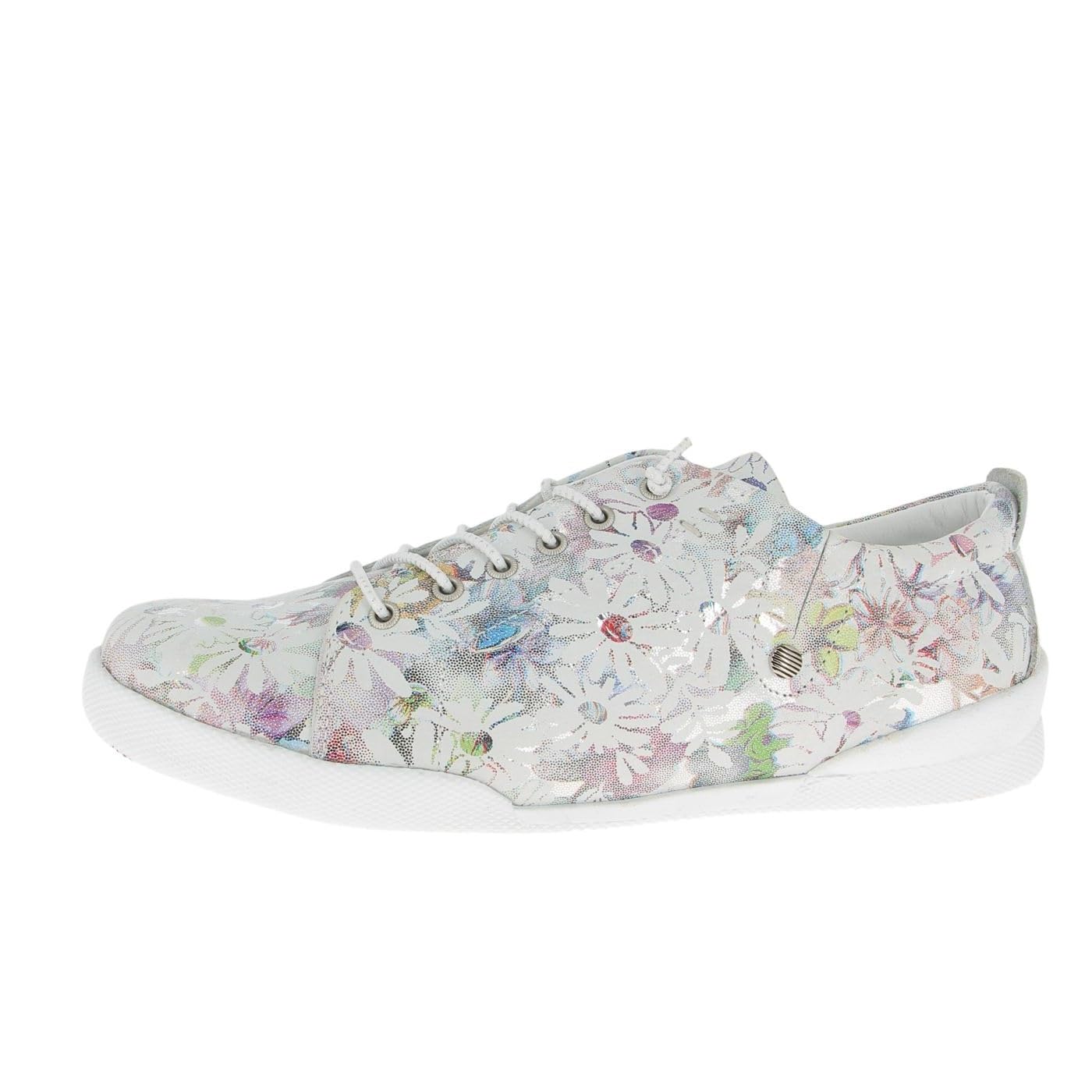 Andrea Conti Women's Low Top Trainers, White, EU 36, White, 4 UK