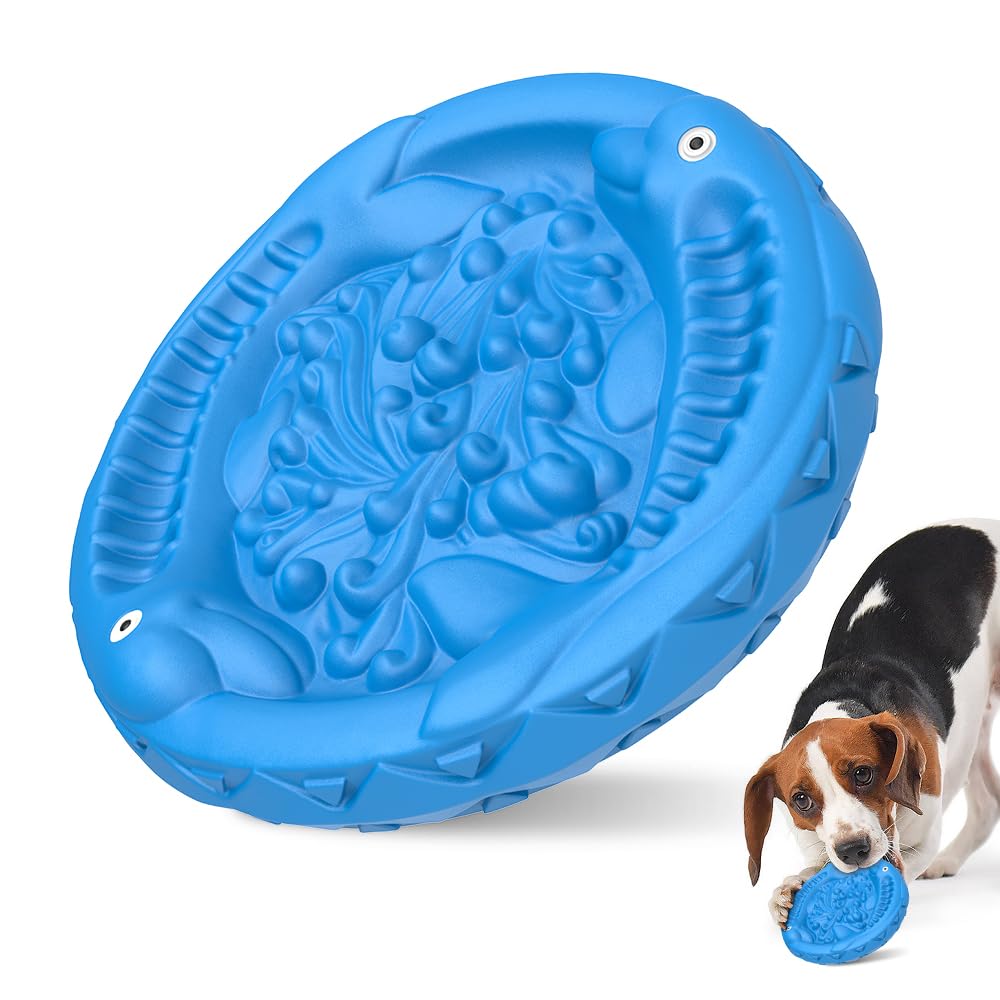 RUXAN Juguete para Perro Indestructibles,Duros Juguetes morder para Perros,Superficie Convexa Resistente Juguetes Interactivos para Cachorro de Perros Pequeños Medianos y Grande