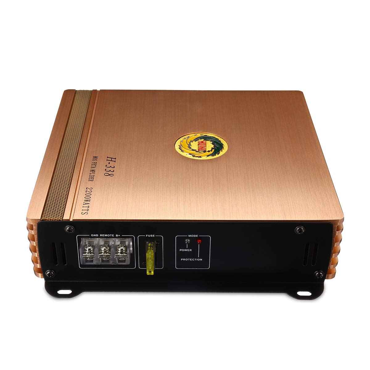2200W 2 Canales Hifi Amplificador De Potencia Para Automóvil Sonido Redondeado De 360 ??Grados