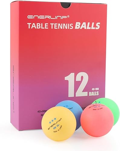 Pelotas de tenis de mesa de entrenamiento de 3 estrellas, paquete de 12 o 60 unidades 40+mm 0.10 oz Reglamentación Pelotas de ping pong a granel