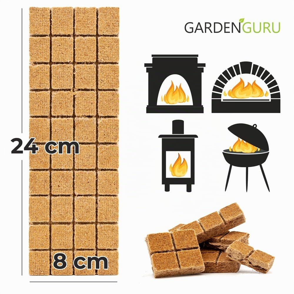 Kaminanzünder 2800 Stk Grillanzünder Würfel Schnellanzünder Öko Ofenanzünder Kohlenanzünder Feueranzünder Holzofenanzünder Holzwolle Wachs Grillfeueranzünder - Feueranzünder - Anzündhilfe - 6,3 kg