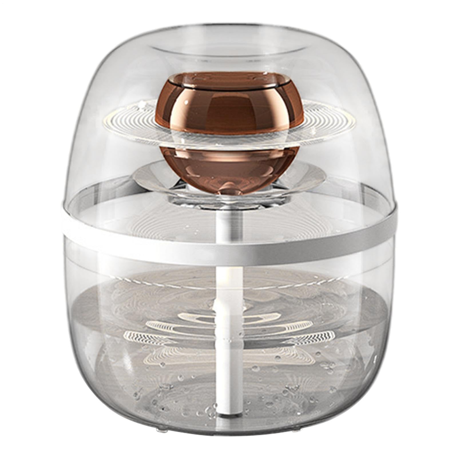 Humidificador para dormitorio con tanque de agua de 3 litros | Hidratante de aire de mesa con luz nocturna cálida para dormir y trabajar | Ideal para uso doméstico y de oficina