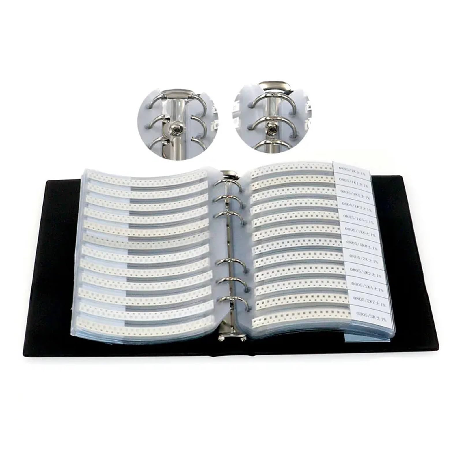 8500Pcs 0805 1% SMD SMT Chip Resistor Assortment Kit 170 Values Sample Book