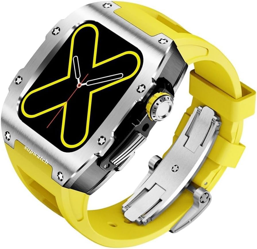 Bracelet de montre en titane de luxe Apple Watch Ultra boîtier de montre sport 44 mm 45 mm
