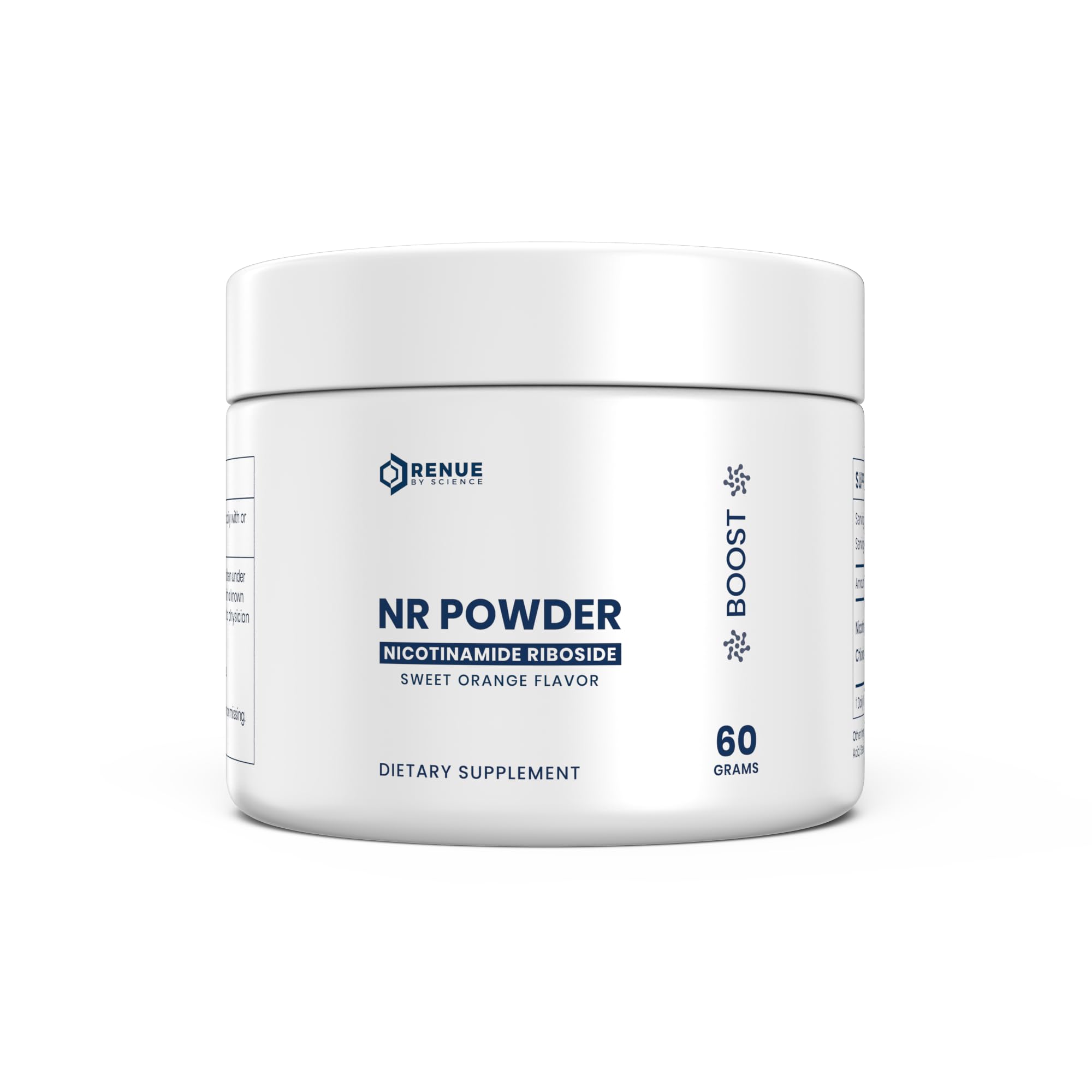 Renue By Science Nicotinamide Riboside | 1000mg Nicotinamide Powder - High Strength NR NAD Powder Sublingual Citrus Burst Flavor | Manufactured in The USA & Third-Party Tested | 60 Servings