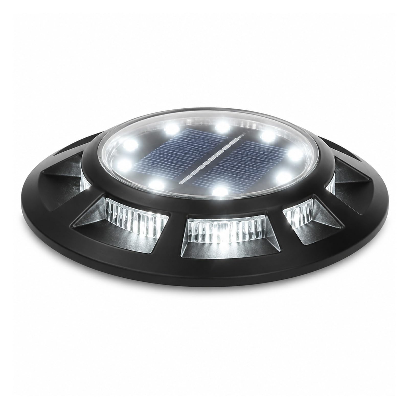 AMRTTWY In Ground Lights, Solar Ground Lights LED Waterproof for Garden and Patio(White-Light)
