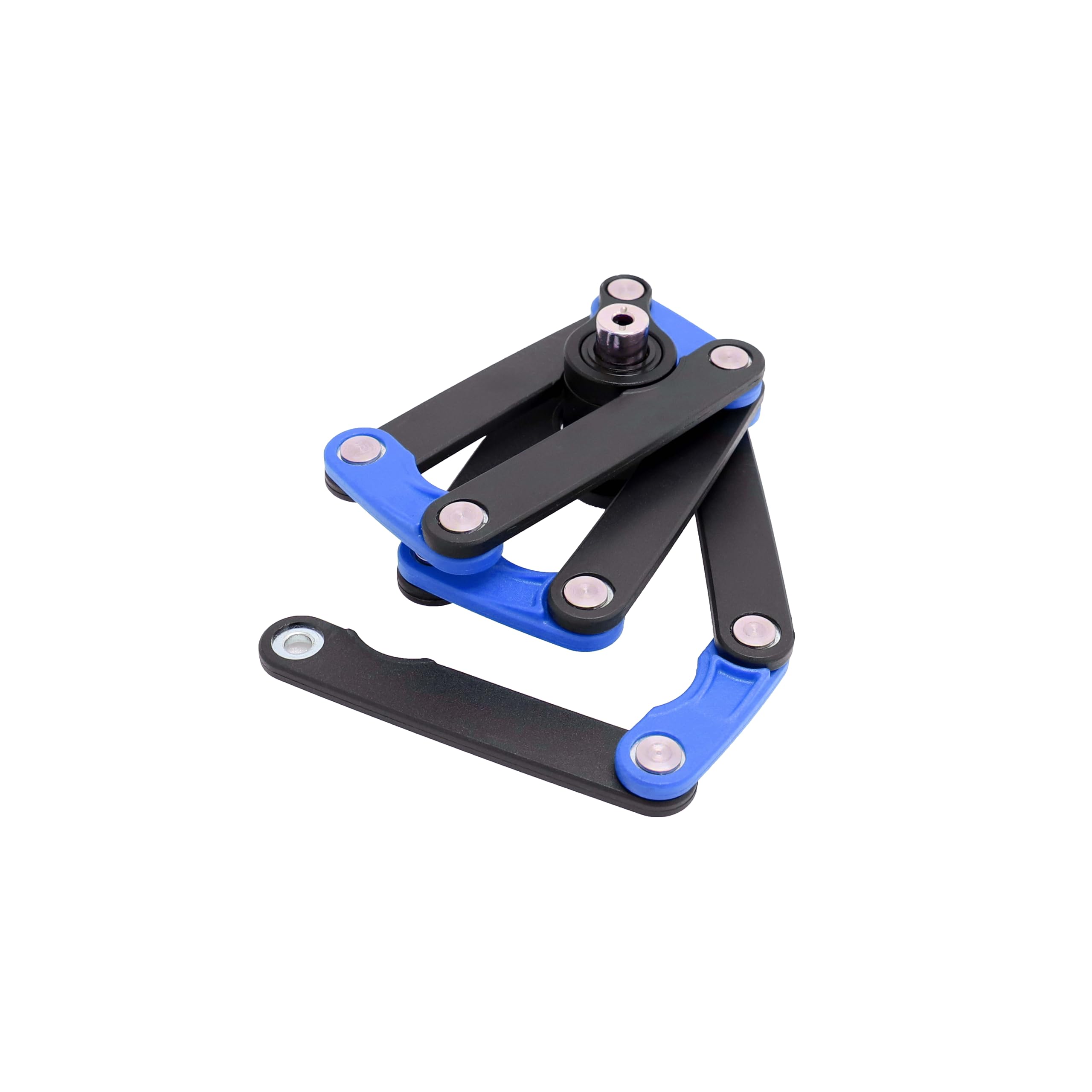 Bosvision Antivol de Vélo Pliable avec 2 clés de Cylindre et Support de Montage (Porte-bidons)