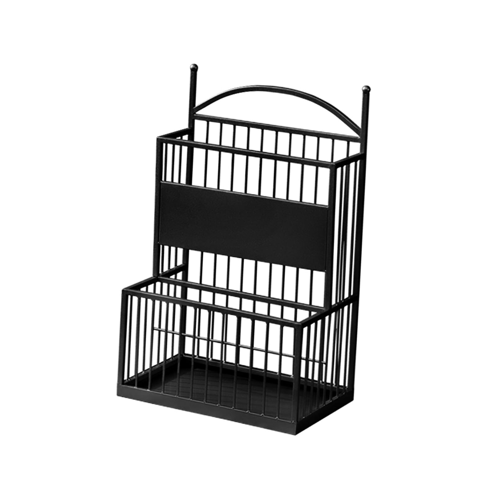 GHHVFEC 2 Tier Umbrella Stand with Removable Drip Tray, Sturdy Freestanding Holder for Home Office Entryway, Holds Multiple Umbrellas
