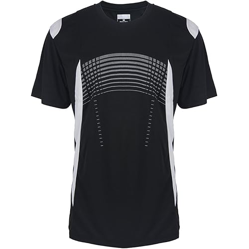 Facitisu Mens Short Sleeve Performance Shirt Lightweight Athletic Running Sport Tee Shirts S-3XL