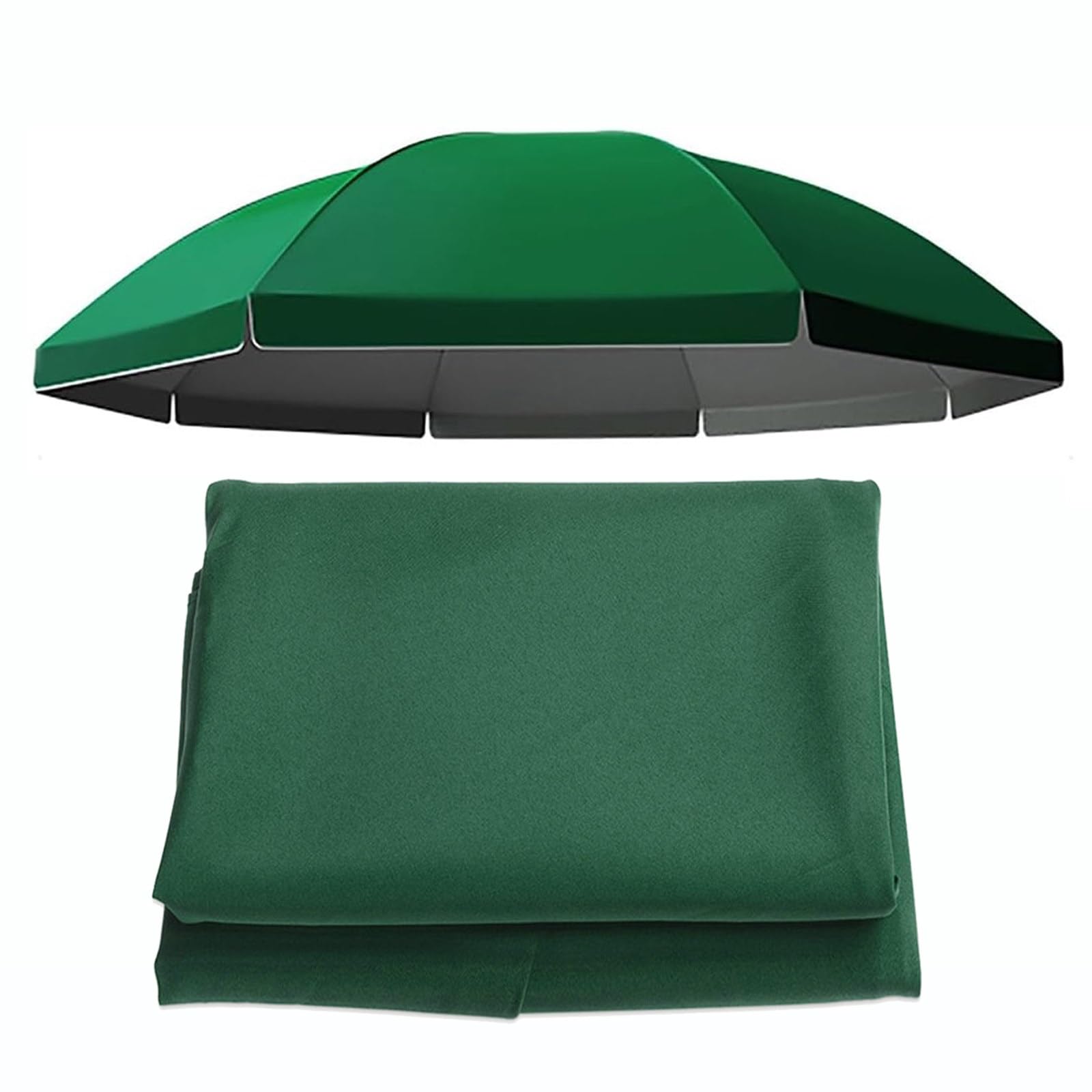 Replacement Umbrella Canopy, Round Patio Umbrella Replacement Canopy, Replacement Parasol Garden Patio Umbrella Fabric Canopy Cover 8 Ribs for Outdoor Shade 2.2m/2.40m/2.6m/2.8m/3.0m/3.2.0m(Thickness: