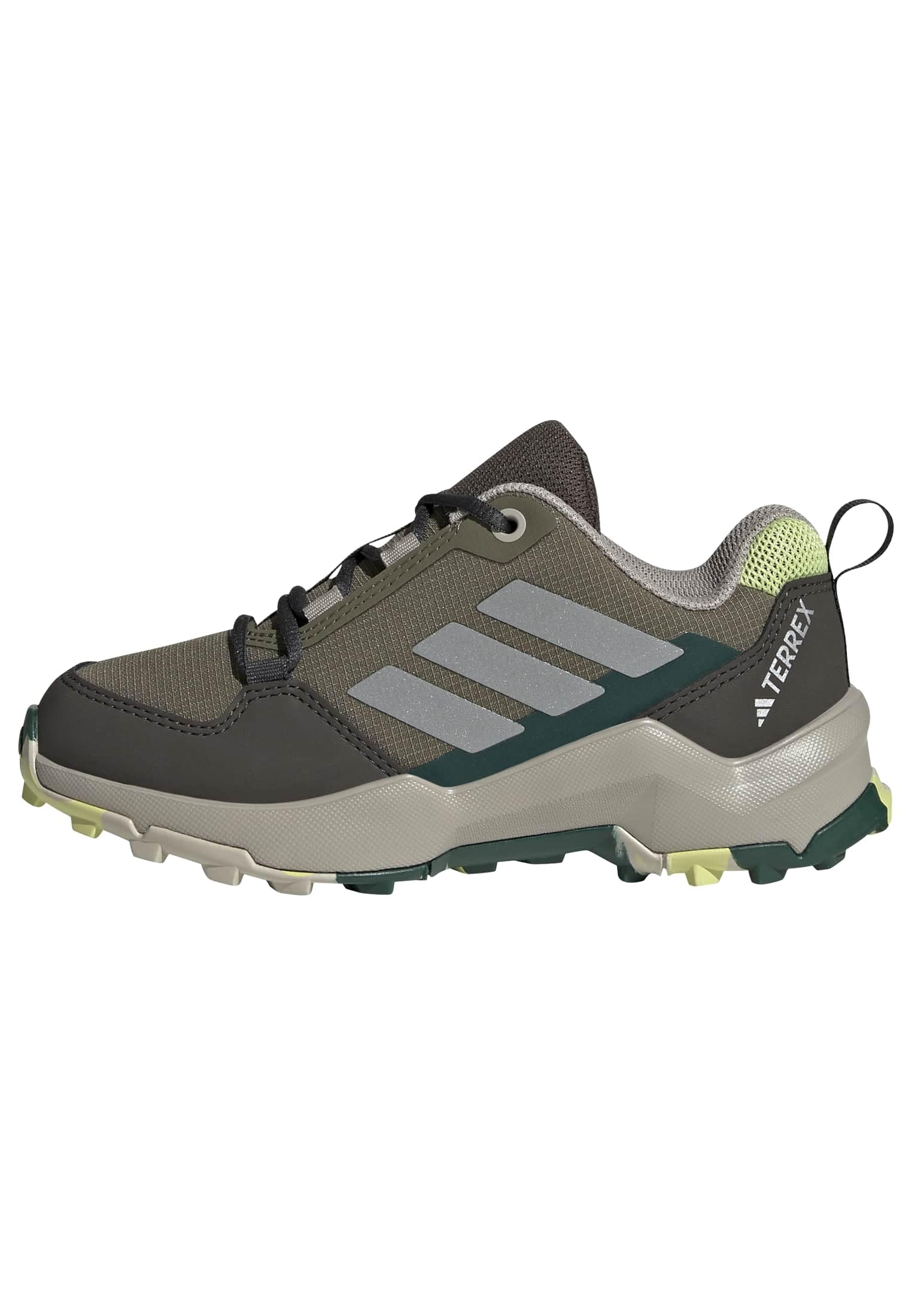 adidas Unisex Kinder Terrex Ax4R Hiking Shoes, Olive strata/Matte Silver/Shadow Olive, 35 1/2 EU