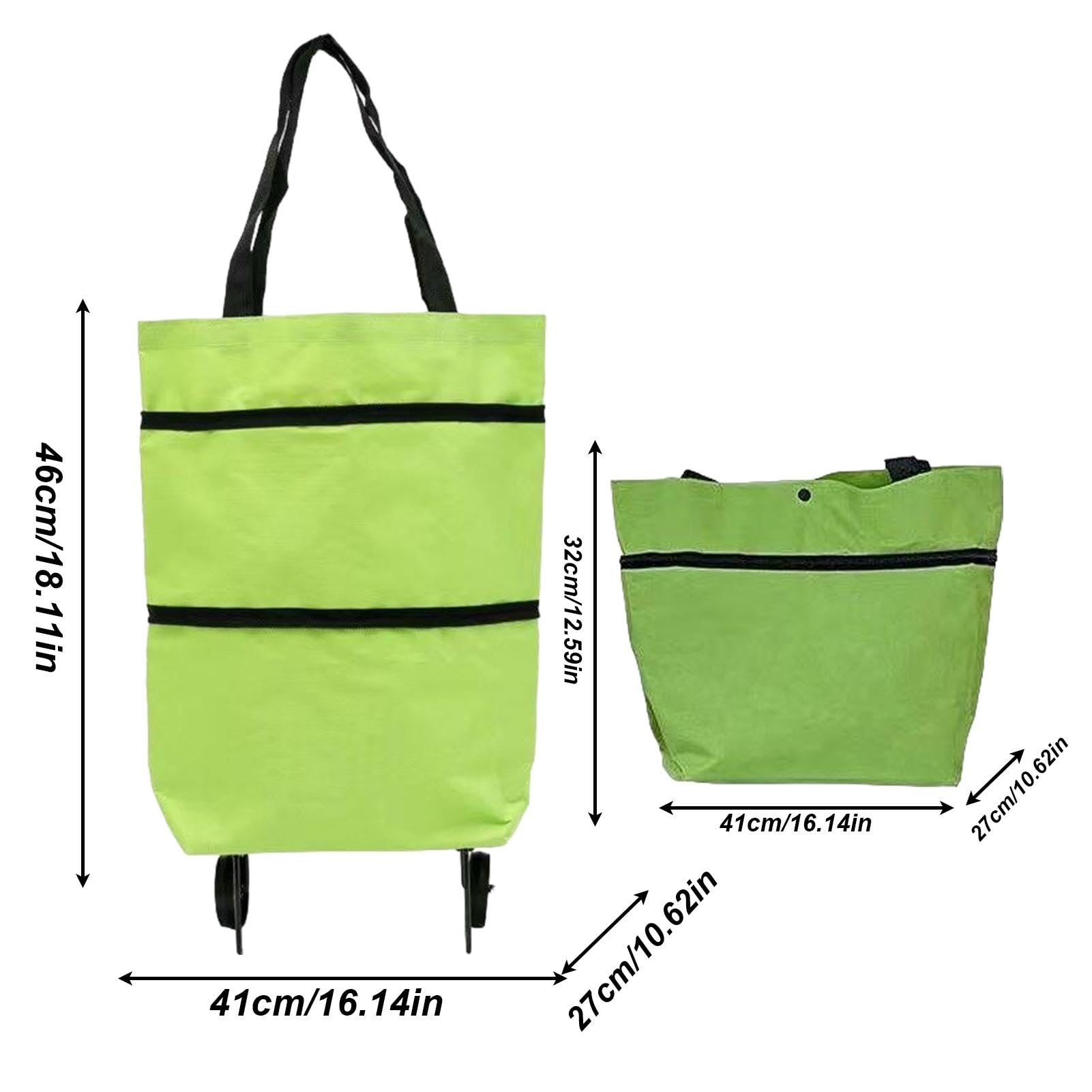 Sacs De Courses Pliables, Chariot De Courses Pliable Avec Roulettes Sacs D Picerie R Utilisables Sac