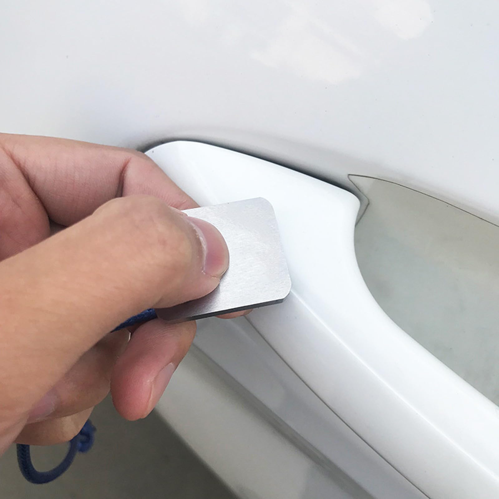 Herramienta profesional de reparación de raspador de pintura automotriz con mango ergonómico adecuado para reparación precisa de superficies y eliminación de defectos, raspado de pintura de