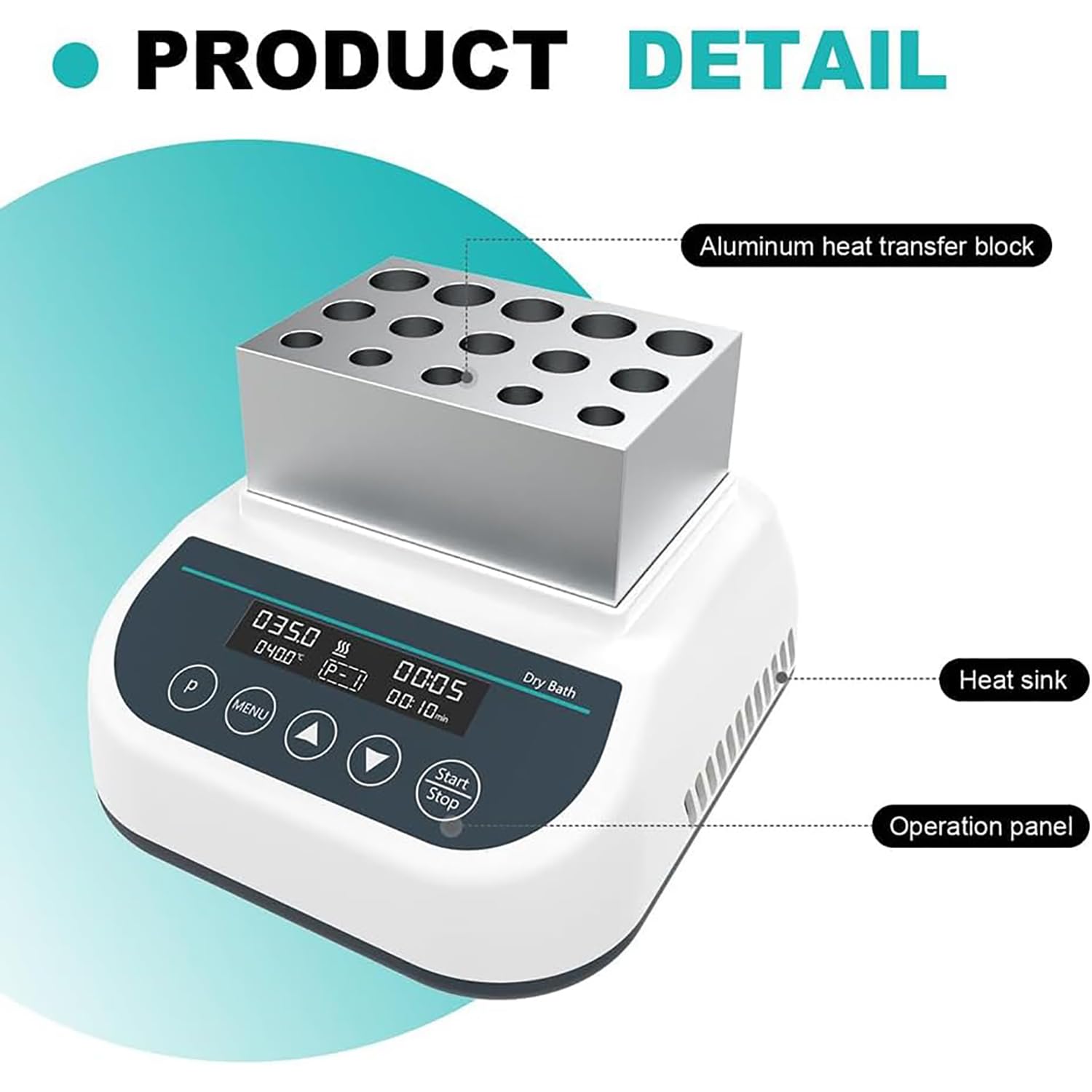 Máquina profesional de gel de plasma PRP PPP, capacidad de 15 módulos con calefacción y refrigeración, 9 configuraciones de programa y temporizador ajustable para uso en laboratorio