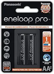 Pilha Recarregável PRO AA, Eneloop, BK-3HCCE/2BB