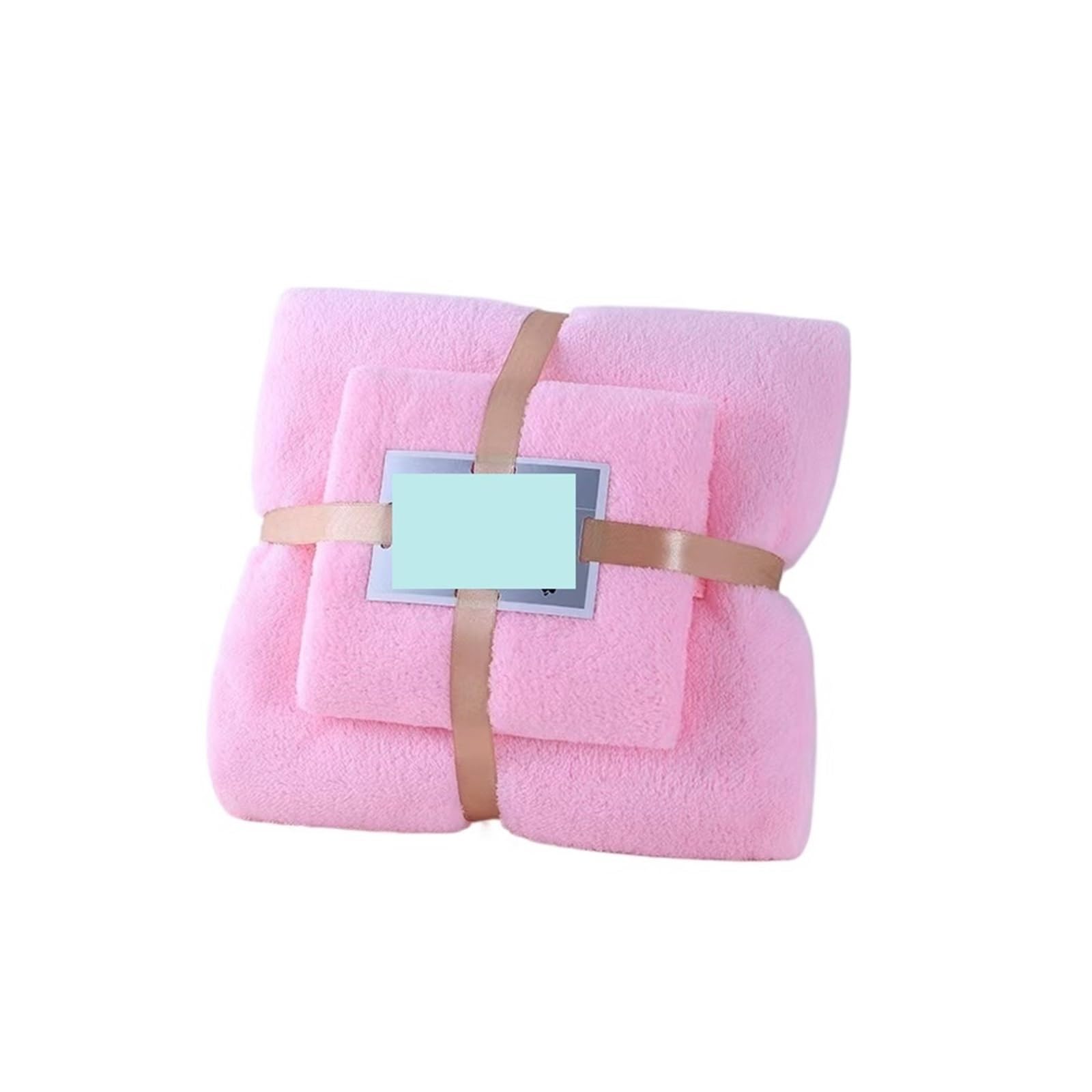 ZYAYNG 2-Piece Bath Towel Set Ultra Soft, High Absorbency Quick-Drying Coral Fleece For Bathroom(Color3)