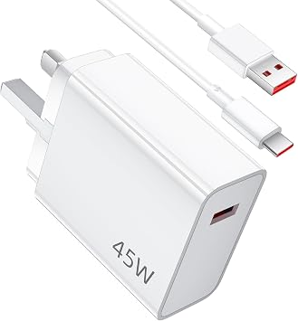 45W Fast Charger Plug for Xiaomi,With USB C Charging Cable 2M for Redmi Note 15 14 Pro 5G,USB Wall Charger fast Charge for Poco X7 X5 M6 M7 Pro/Redmi Note 14C 15C Mi 13 12S Pad 8 7 6 K80 Pro 11 Lite