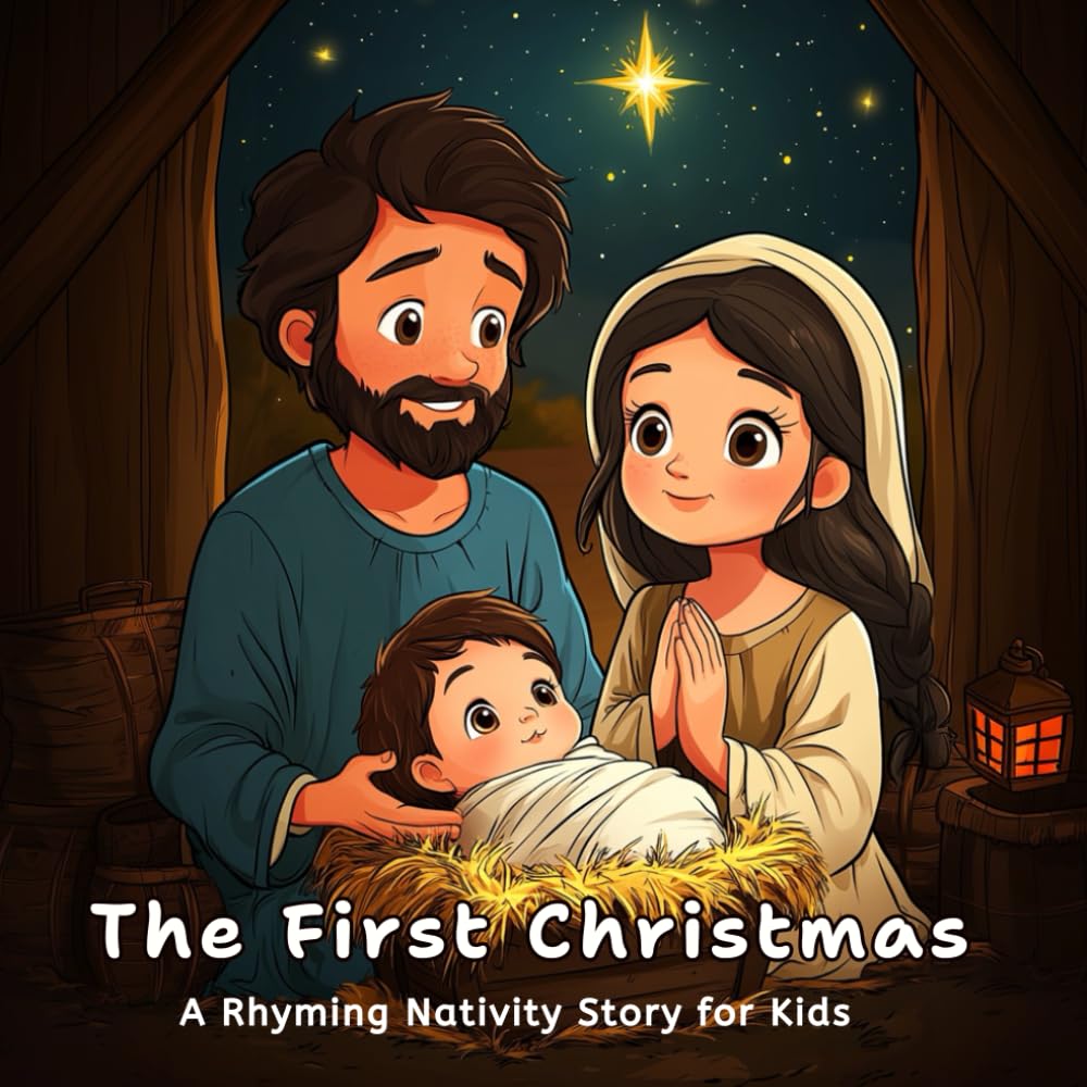 The First Christmas: A Rhyming Nativity Story for Kids. A Joyful Bible Tale of the Birth of Jesus – Perfect for Bedtime and Anytime, During Christmas and Beyond