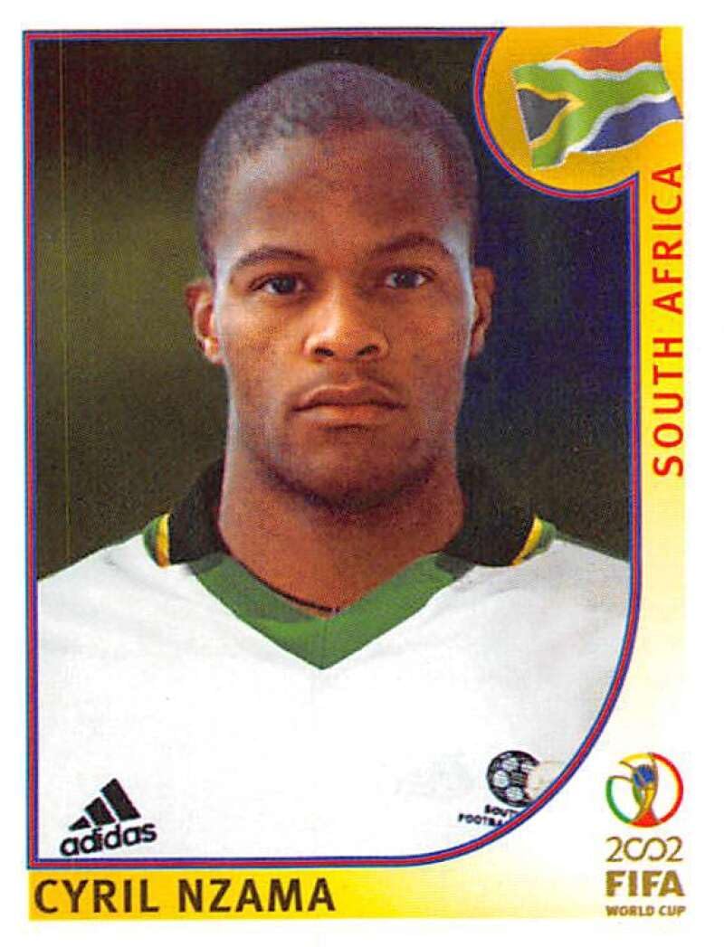 Amazon.com: 2002 Panini World Cup Stickers #154 Cyril Nzama South
