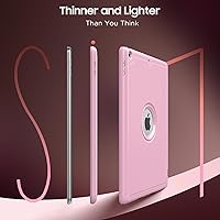 Vista 7 de Funda MoKo para iPad de 9ª Generación 2021 / iPad de 8ª Generación 2020 / iPad de 7ª Generación 2019 con Soporte para Lápiz, Funda para iPad 10.2