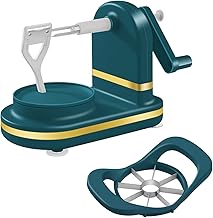 Apple Peeler & Apple Slicer, Apple Peeler with 8 Wedges Apple Slicer and Corer Stainless Steel Peeler for Kitchen (Green)