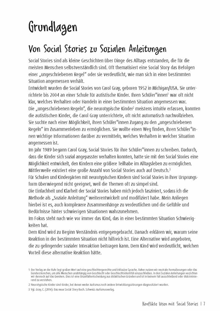 Konflikte lösen mit Social Stories: 44 Soziale Anleitungen zur Wahrnehmung und Steuerung von Gefühlen im Schulalltag. Bewährtes Konzept aus dem ... Förderung - Emotional-soziale Entwicklung)