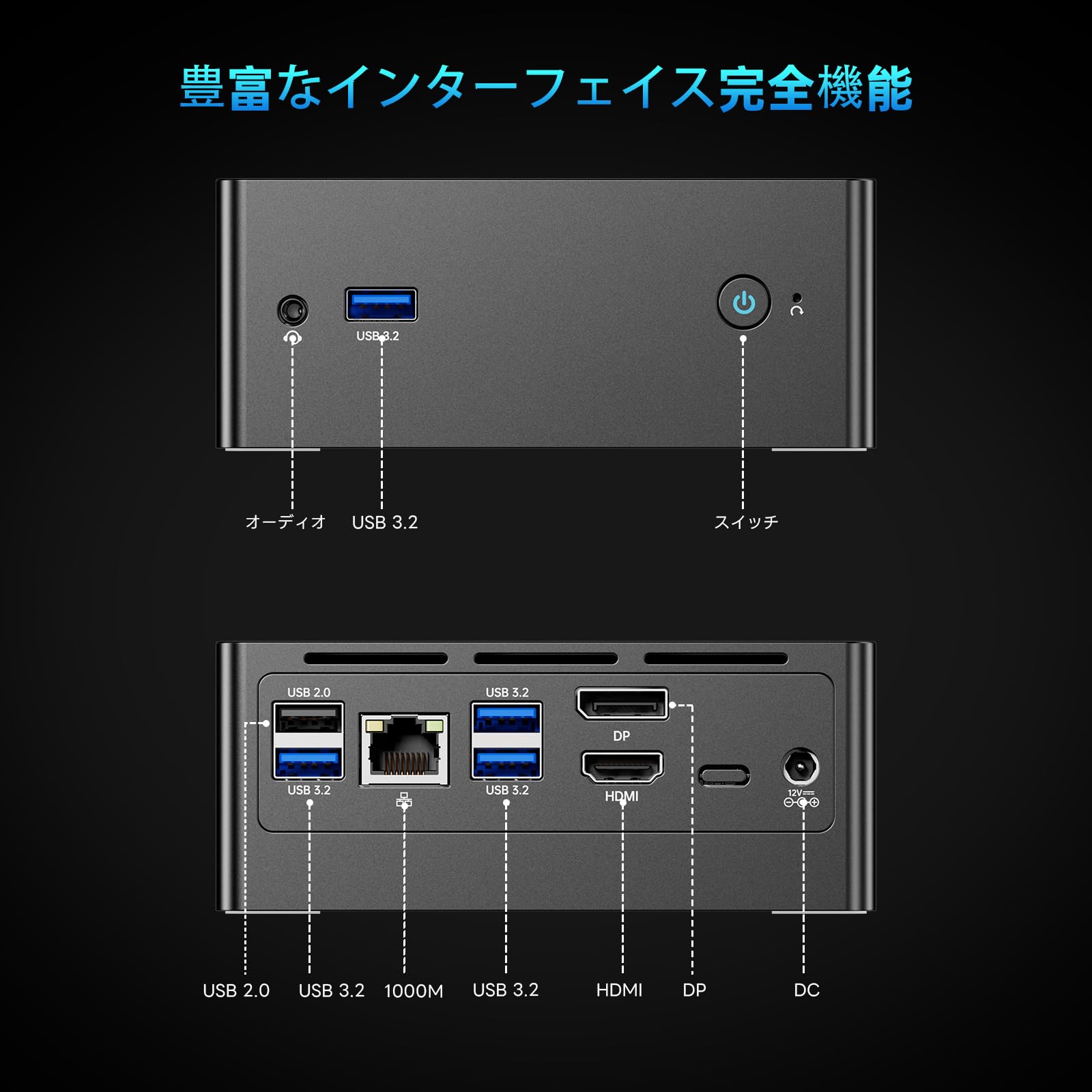 ミニpc n100 最大3.4GHz 4C/4T 16GB DDR4 512GB Amazon.co.jp: ミニPC N100 (4C/4T,最大3.4GHz) MINI PC 16GB DDR4
