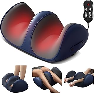 YOGIMOONI Shiatsu Foot Massager Machine with Heat, Foot and Calf Massager,Delivers Relief for Tired Muscles and Plantar,De... Price In India