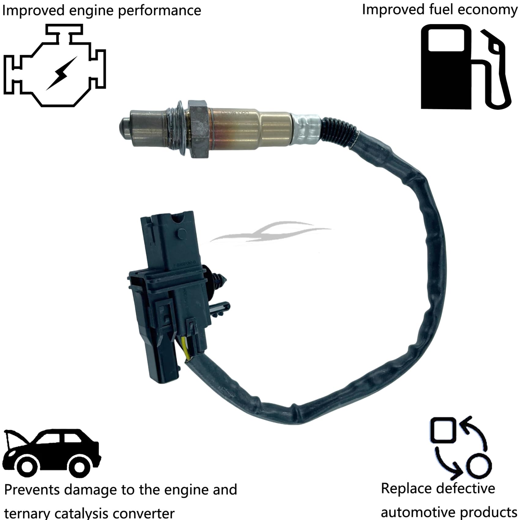 Amazon.com: Ywim 2 Pairs Upstream and Downstream Oxygen O2 Sensors