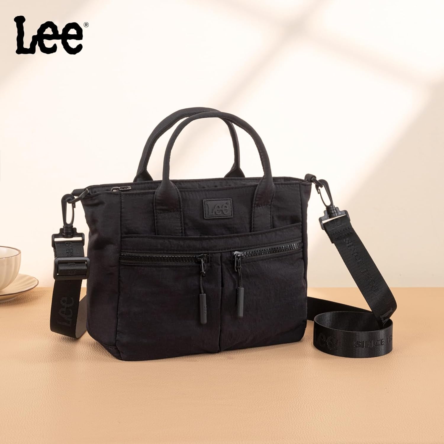 Montana West x Lee Mini Crossbody Bag for Women Nylon Tote Bag with Multiple Pockets - Image 3