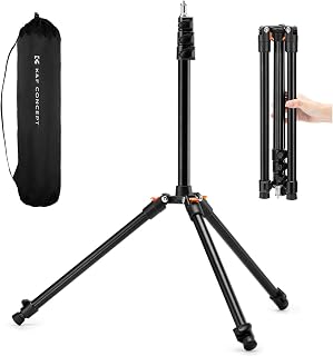 K&F CONCEPT 200cm Faltbar Fotografie Lichtstativ mit 1/4"Srew & Tragetasche