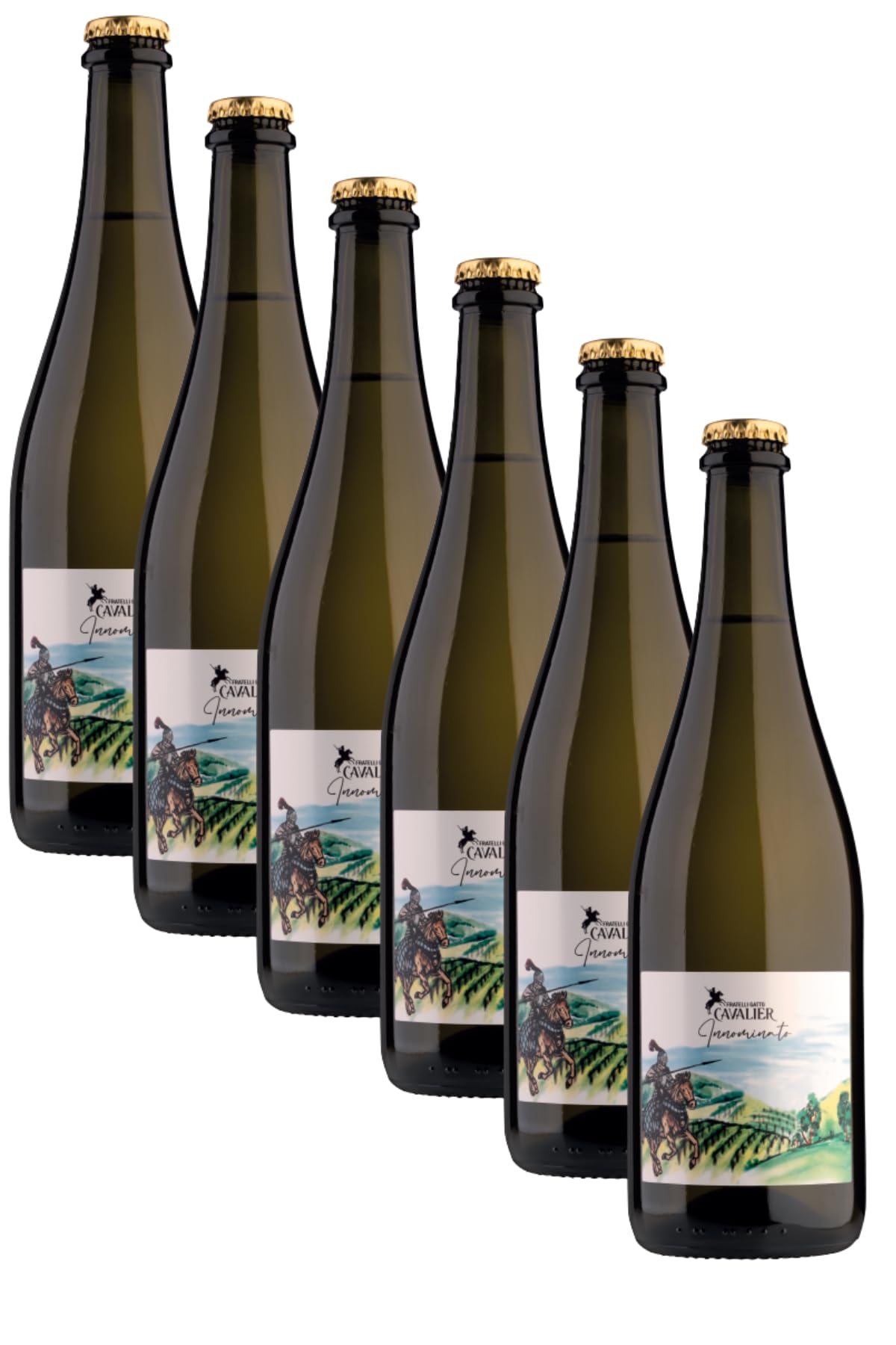 Innominato Glera Vino Frizzante – Veneto IGP, 100% Glera, Metodo Martinotti – Fresco, Fruttato, con Perlage Sottile e Delicato, Ideale per Aperitivi e Piatti Leggeri – 11% Vol. 75cl