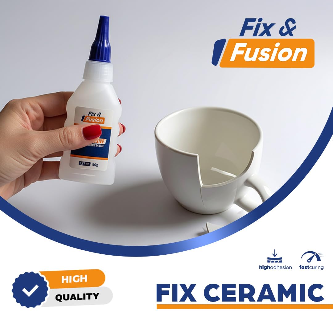 FIX & FUSION Set De Pegamento Instantáneo 50 G Con Spray Activador 200 Ml, Adhesivo Rápido Para Madera, Plástico, Goma, Metal Y Cerámica, Ideal Para Bricolaje Y Reparaciones (24 Paquete)