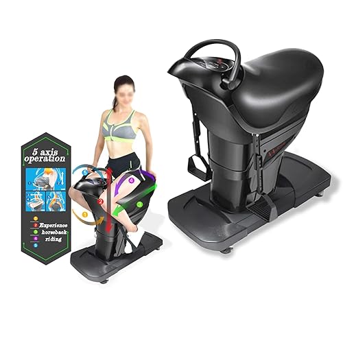 INTSUPERMAI Horse Riding Abdominal Exercise Machine 110V Electric Abdominal Fitness Exercise Machine with Safety Switch for Horse Riding Simulation and Abdominal Exercises