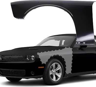 OMGREAT Front Left Side Fender Compatible with 2008-2023 Do-dge Challenger Replace for 68275471AA CH1240285 Steel Driver Side Fender Panel