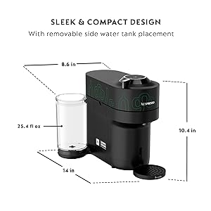 Nespresso Vertuo Pop+ Coffee and Espresso Maker by Breville, Samra Origins by The Weeknd Metad Green
