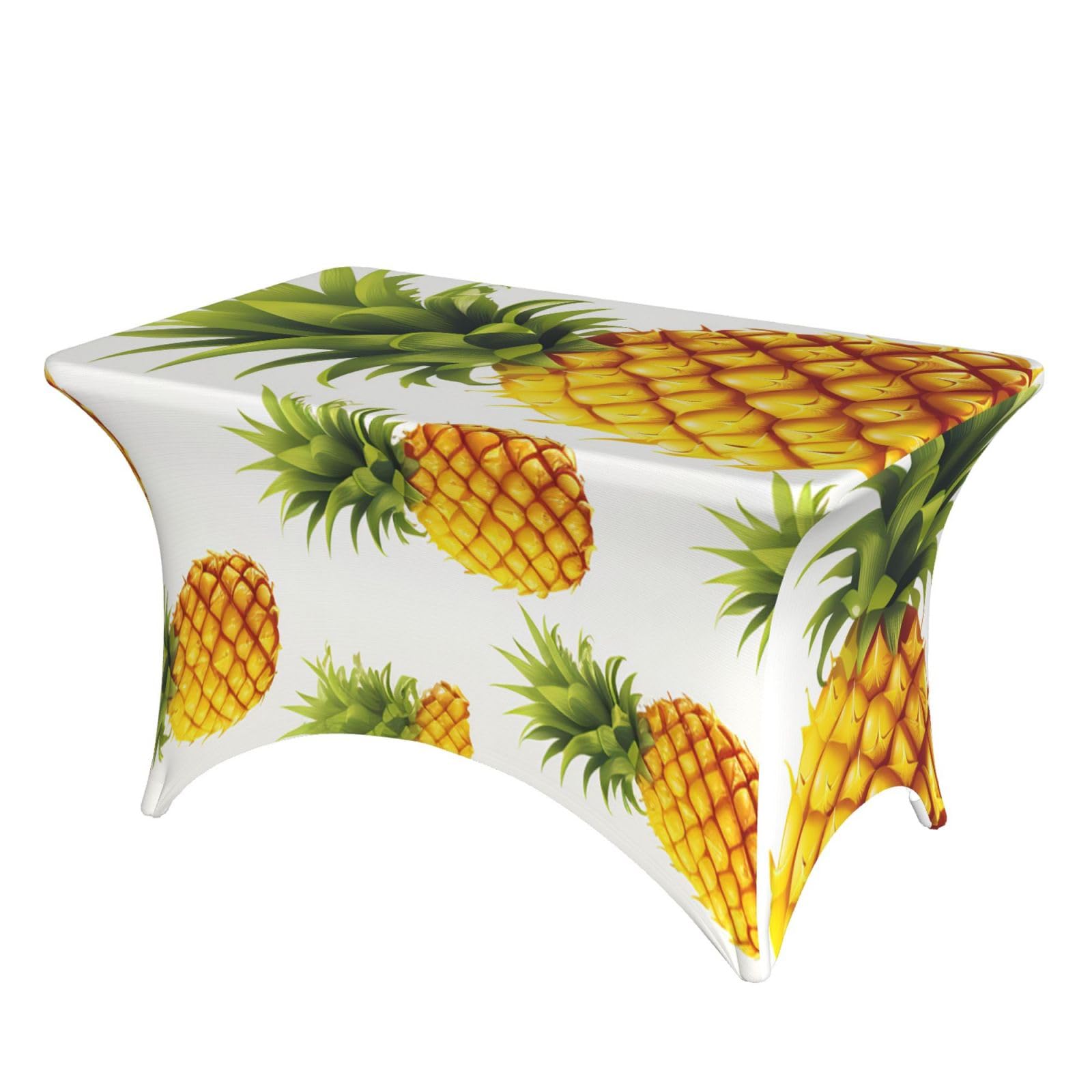 Nappe de table rectangulaire 1m20 en élasthanne extensible