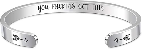 Btysun - Brazaletes para mujer, para regalo de Día de la Madre de una hija, motivadores, para niñas, para graduación, para cumpleaños, abiertos, de