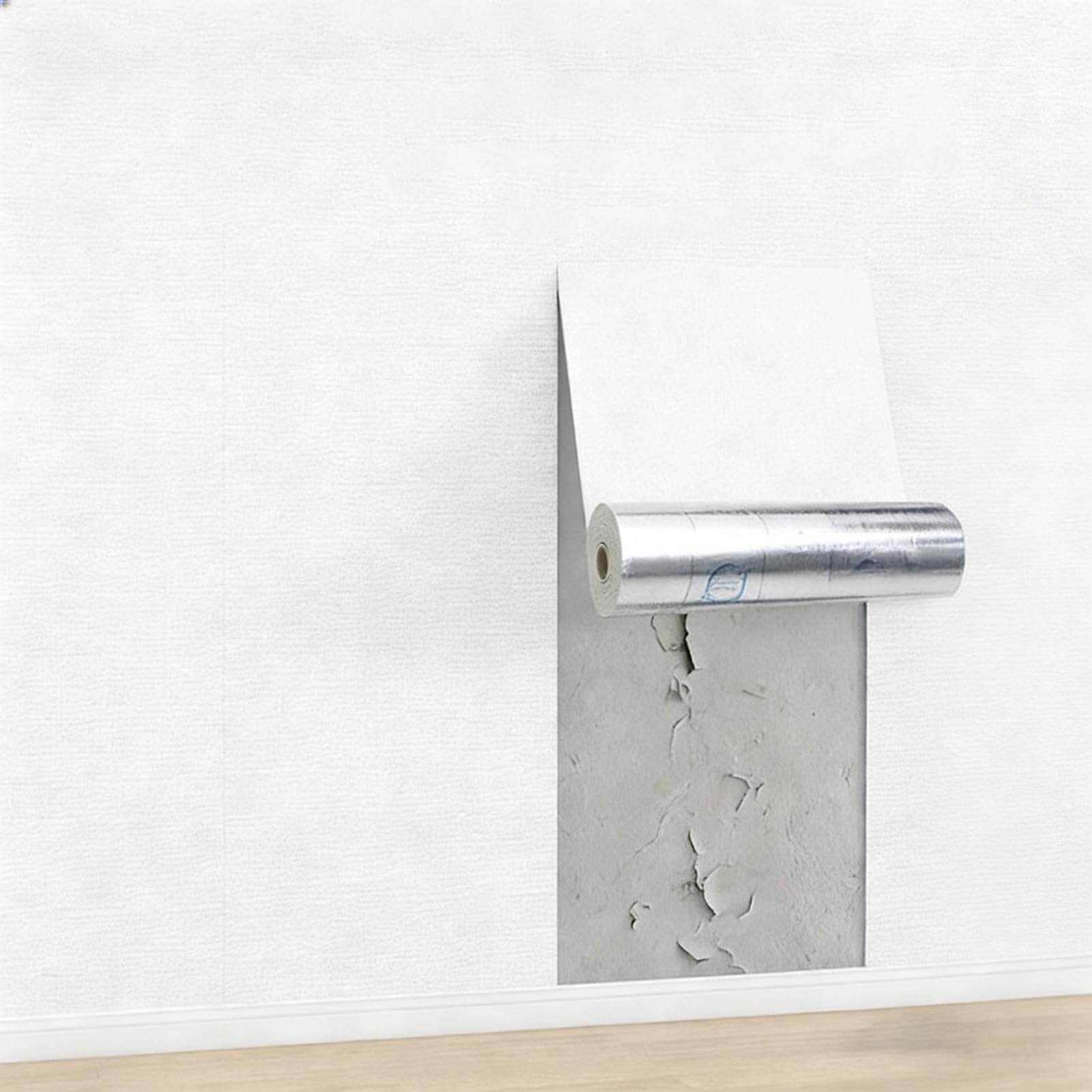Dalles de plafond texturées blanches 15m autocollantes et amovibles pour rénovation murale